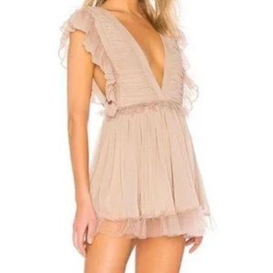 Tularosa Amelia Beige Dress